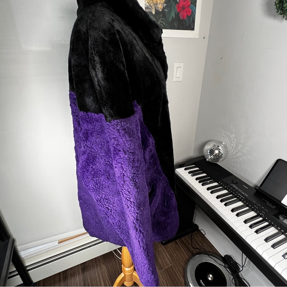 Vintage faux fur oversized coat - Picture 5 of 5